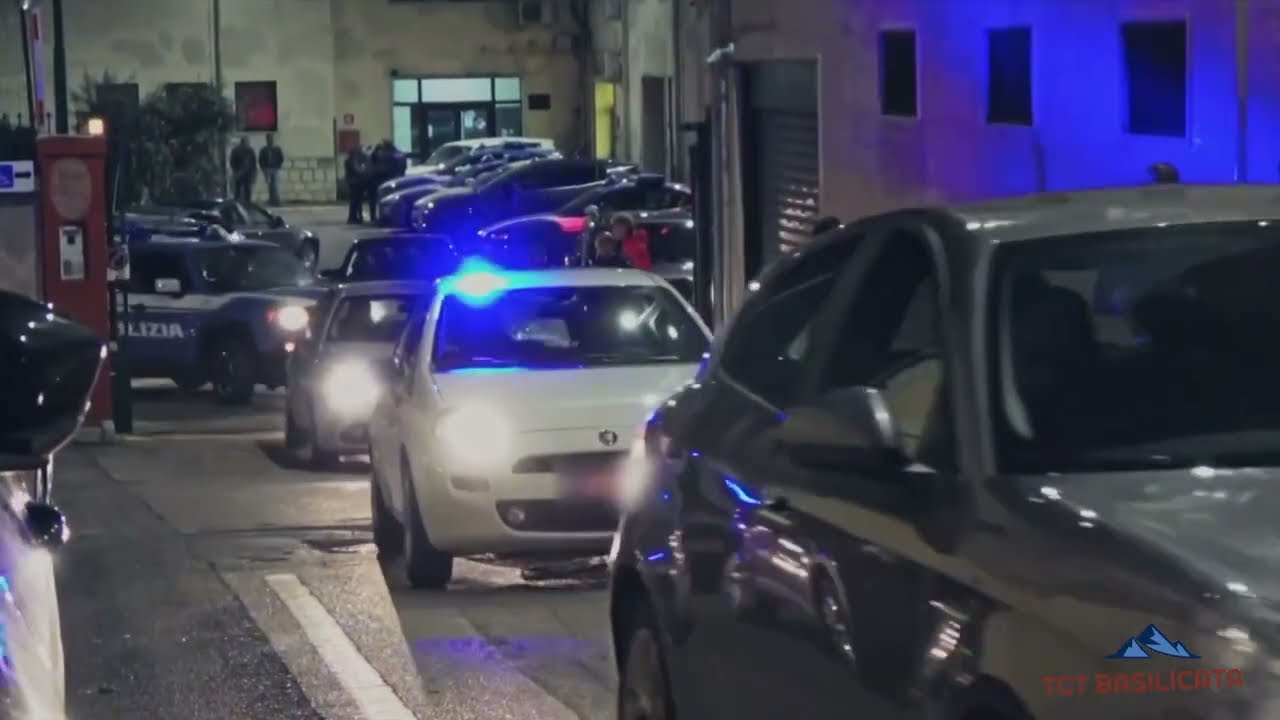 TG7 Basilicata News. Vasta operazione della Polizia, Sgominati clan mafiosi