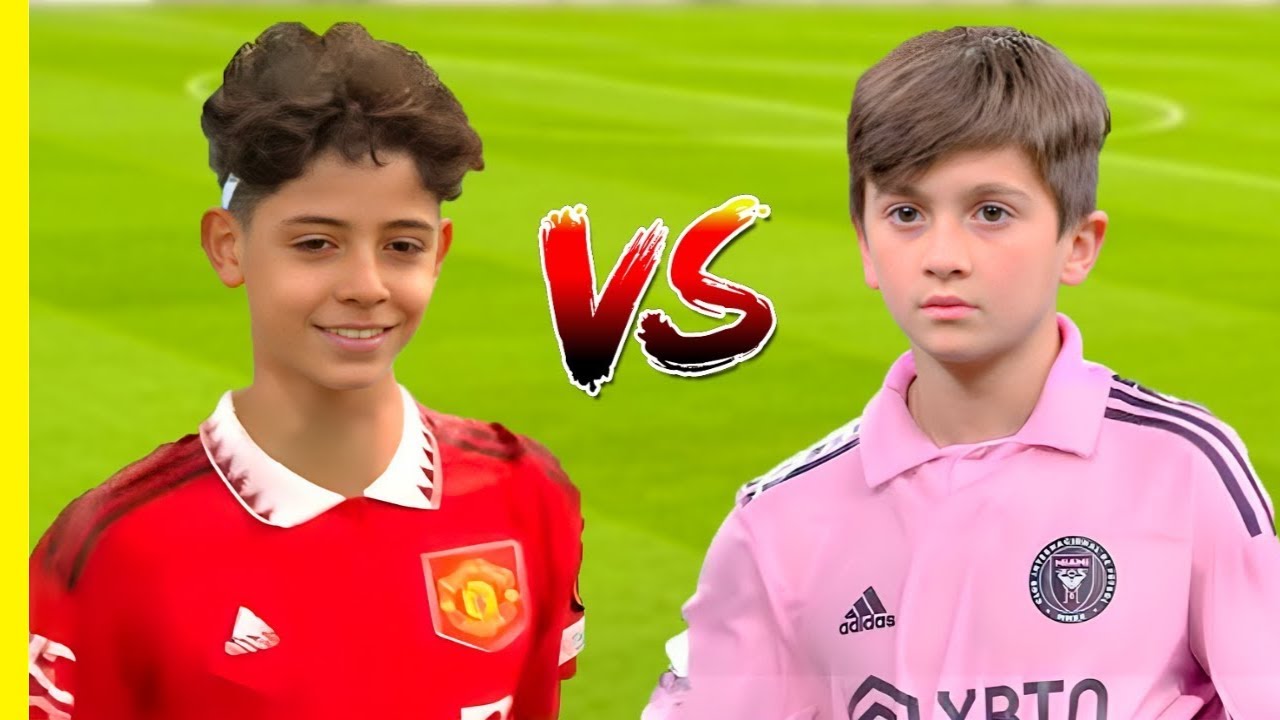 Ronaldo JR vs Messi JR - Qui va devenir une LÉGENDE ?
