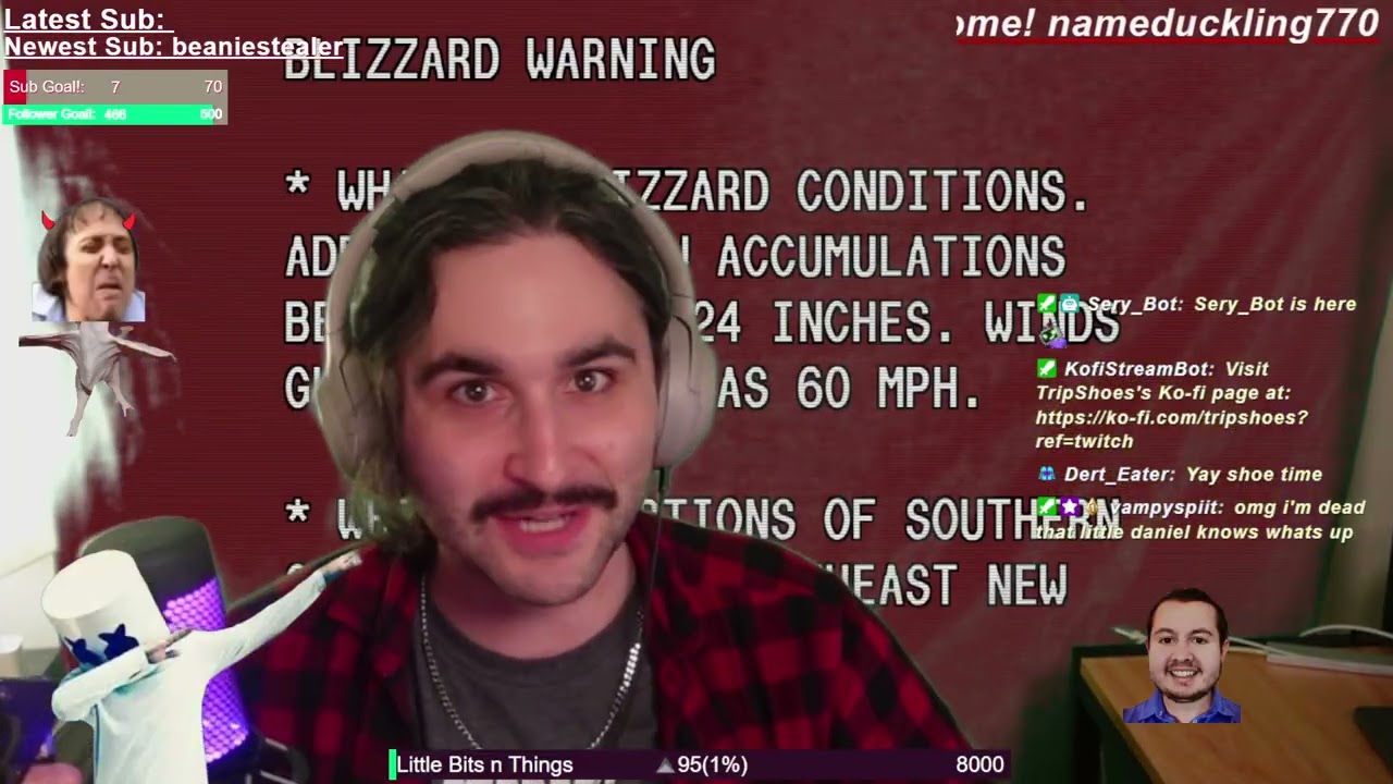 VOD (2/22/2026) Trucking through a dang blizzard! !links !discord