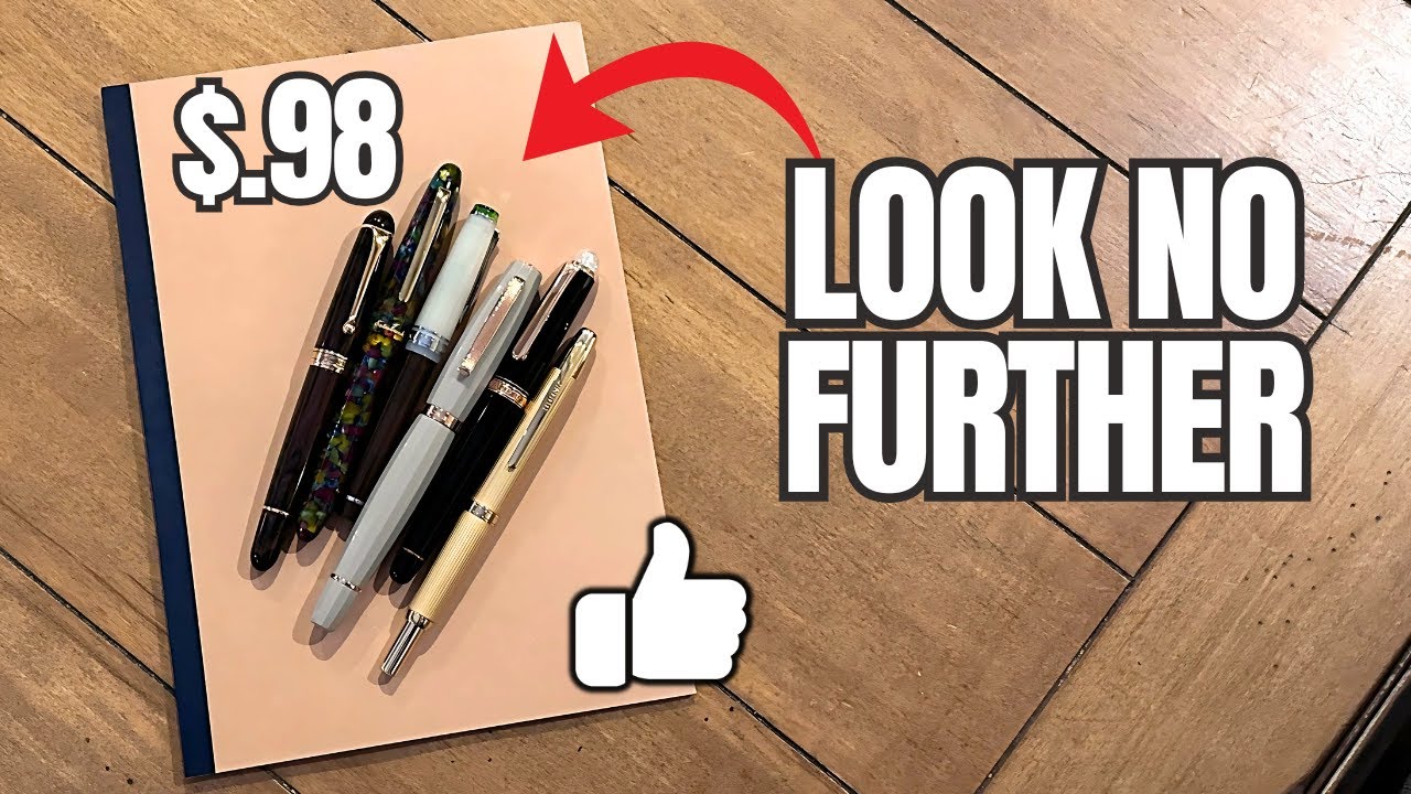 Fountain Pen Friendly Paper for under $1! MUJI Notebook Paper Test Bleed Proof?