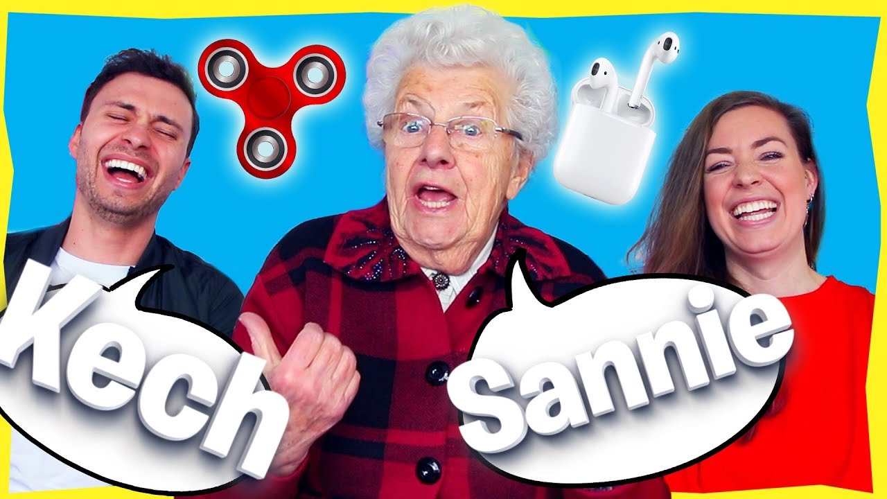 Jarige Oma Miep raadt MODERNE WOORDEN & VOORWERPEN!