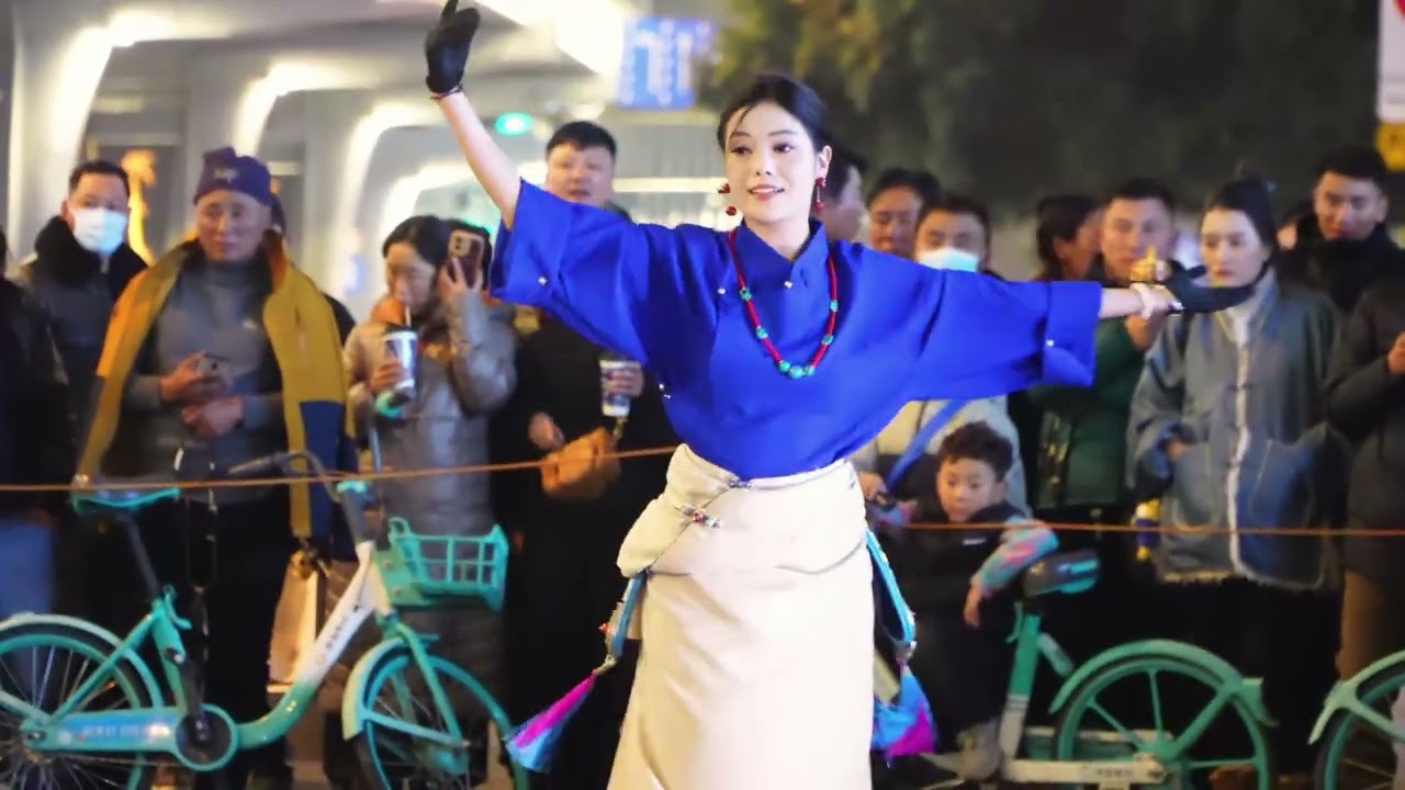 藏族舞《西藏故乡之心故乡马跃》🌹Tibetan dance 💖  tibetan guozhuang dance💖tibetan song💖