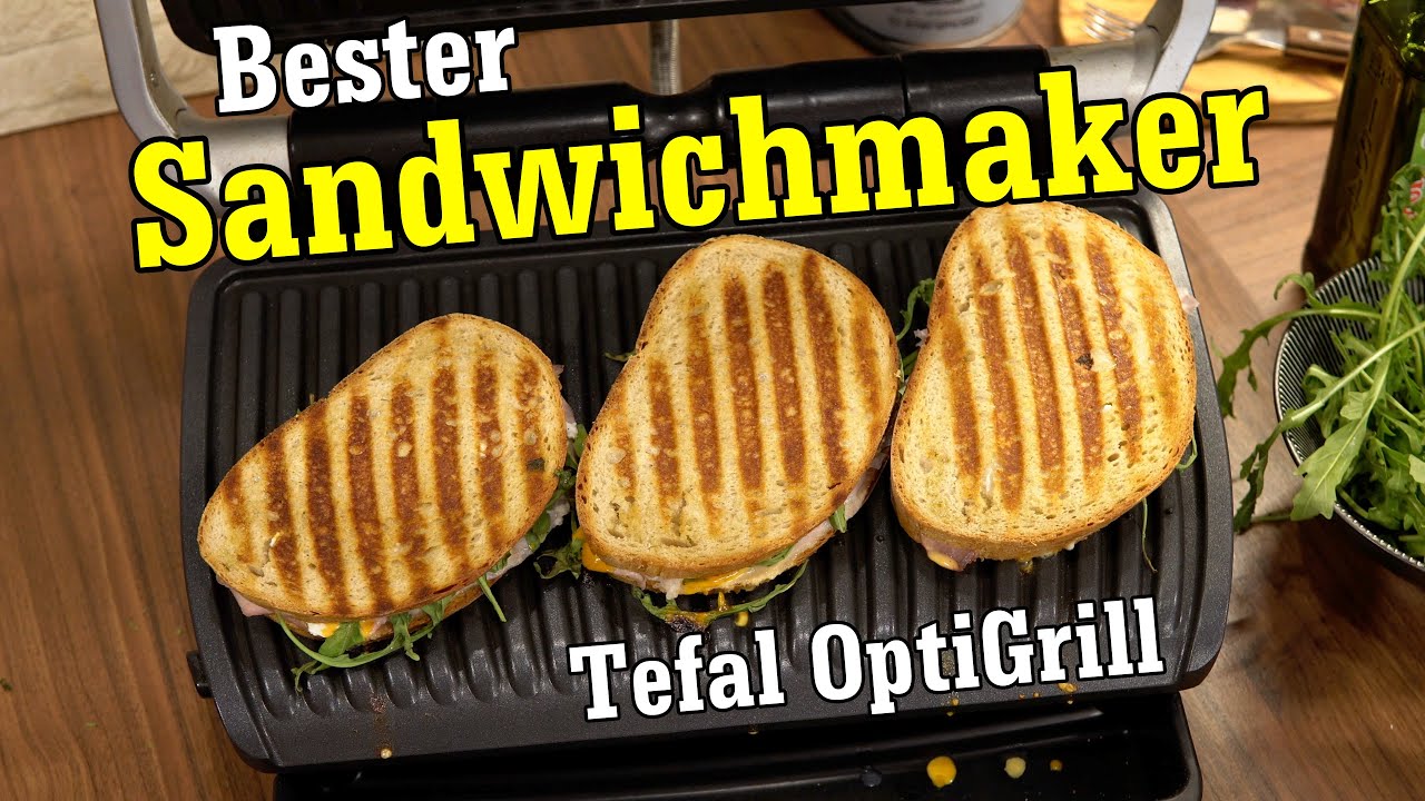Einfaches Sandwich im besten Sandwichmaker - dem Tefal OptiGrill