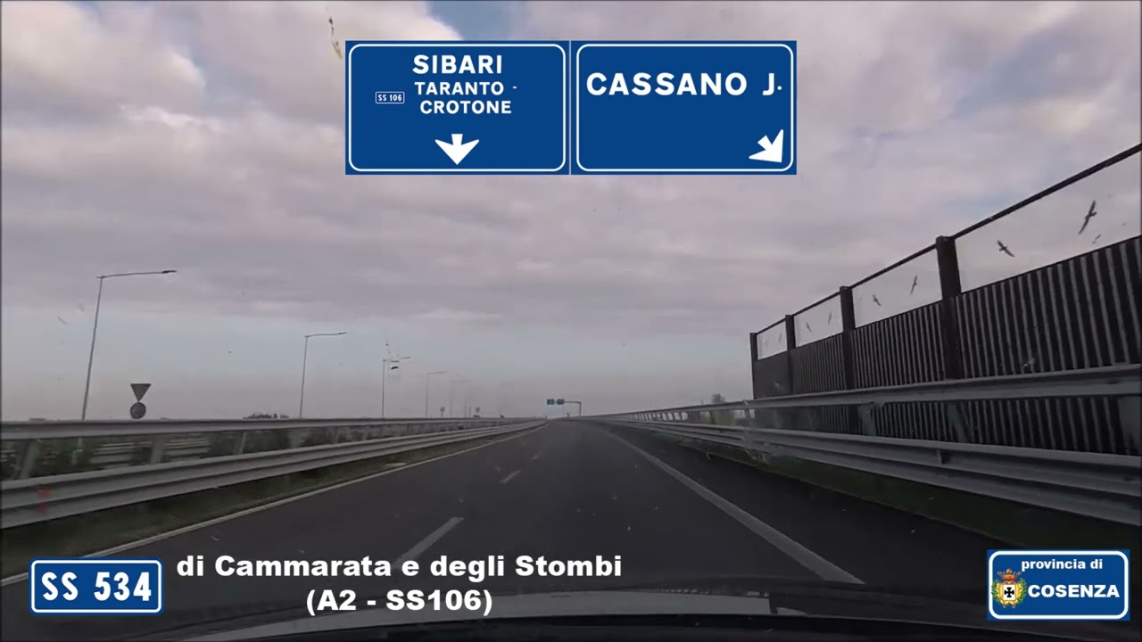 | SS534 | di Cammarata e degli Stombi | percorso completo (direzione SS106) | Feat. The Driver