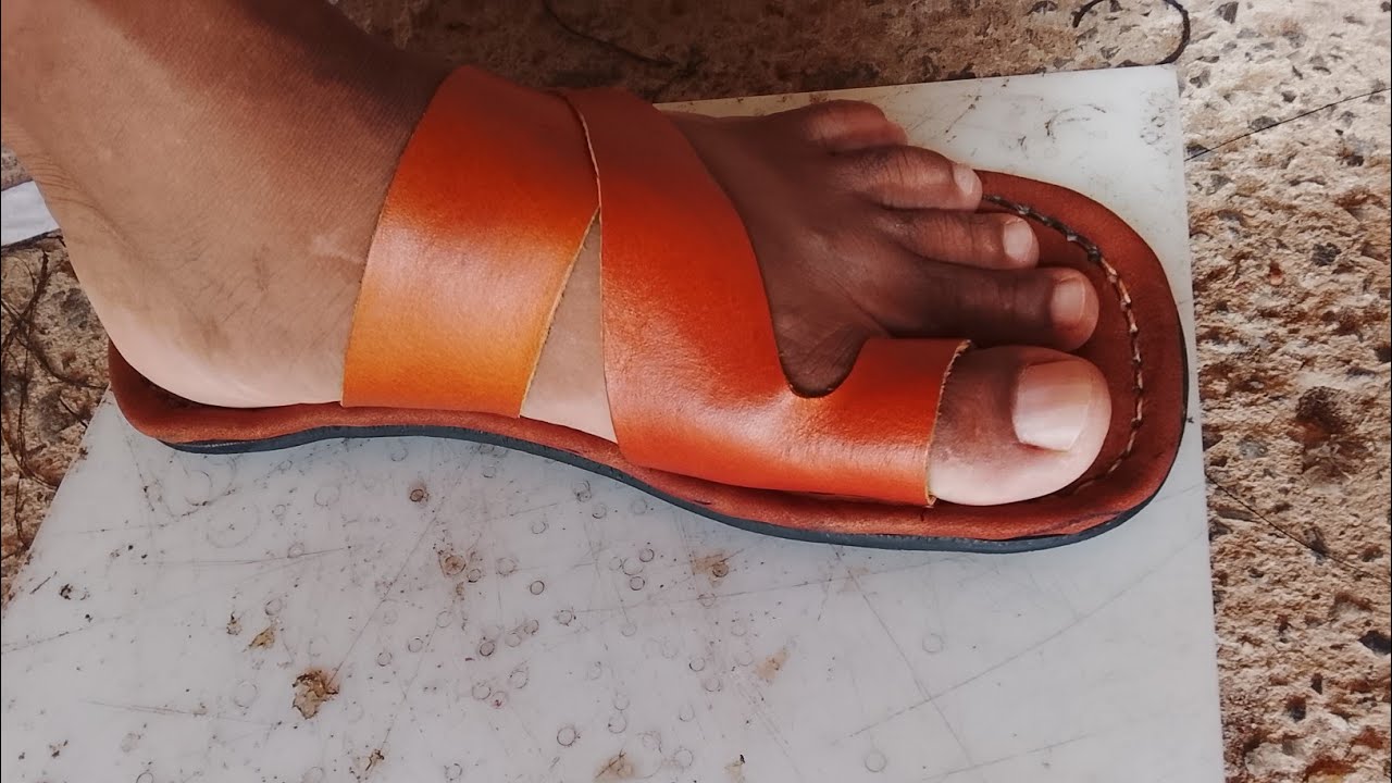 Vc pode fazer uma sandália artesanal totalmente manual sem uso de máquinas couro e pneu 