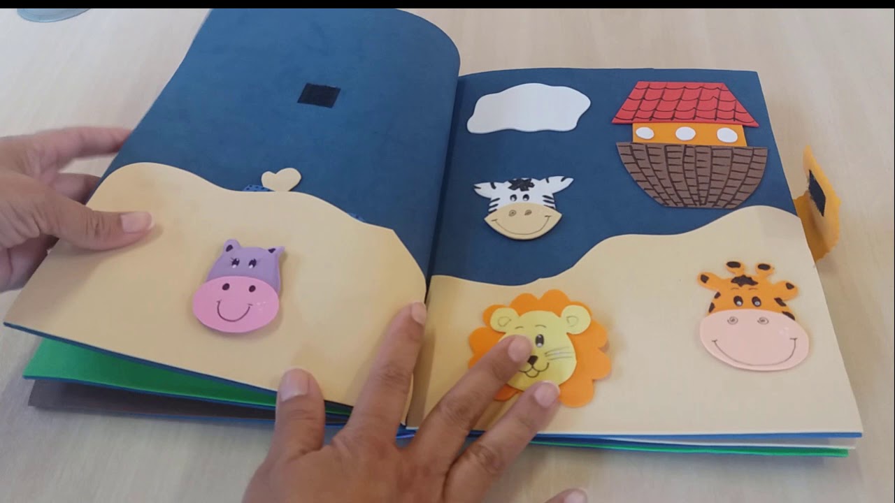 A Arca de Noé - Livro Sensorial em EVA