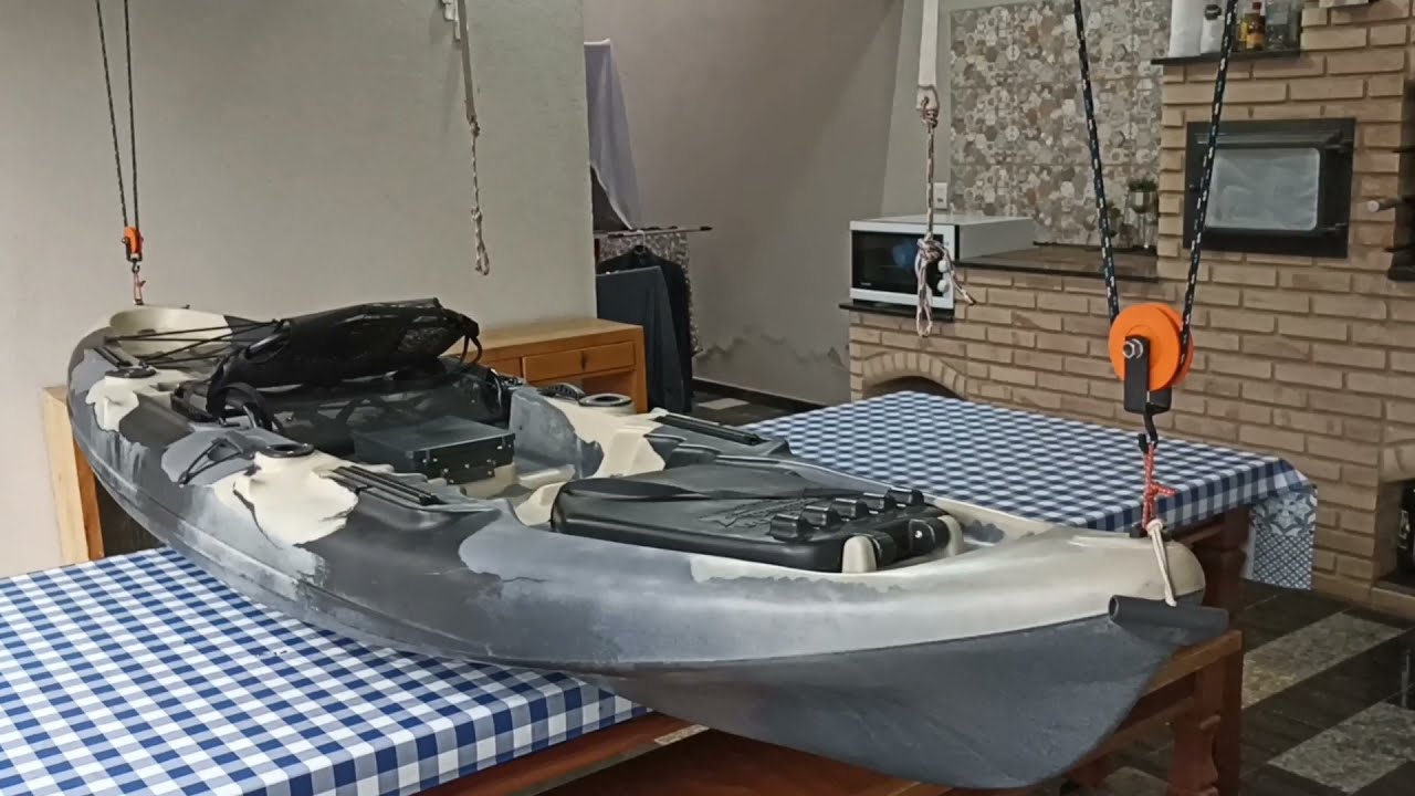 Sistema de elevação do caiaque
