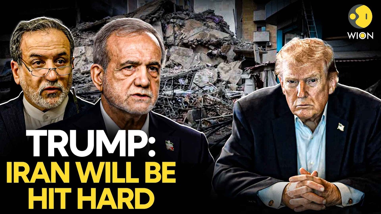 US-Iran War LIVE: Trump Vows &lsquo;Very Hard&rsquo; Strikes On Iran As Tehran Says It Will Not Surrender | WION