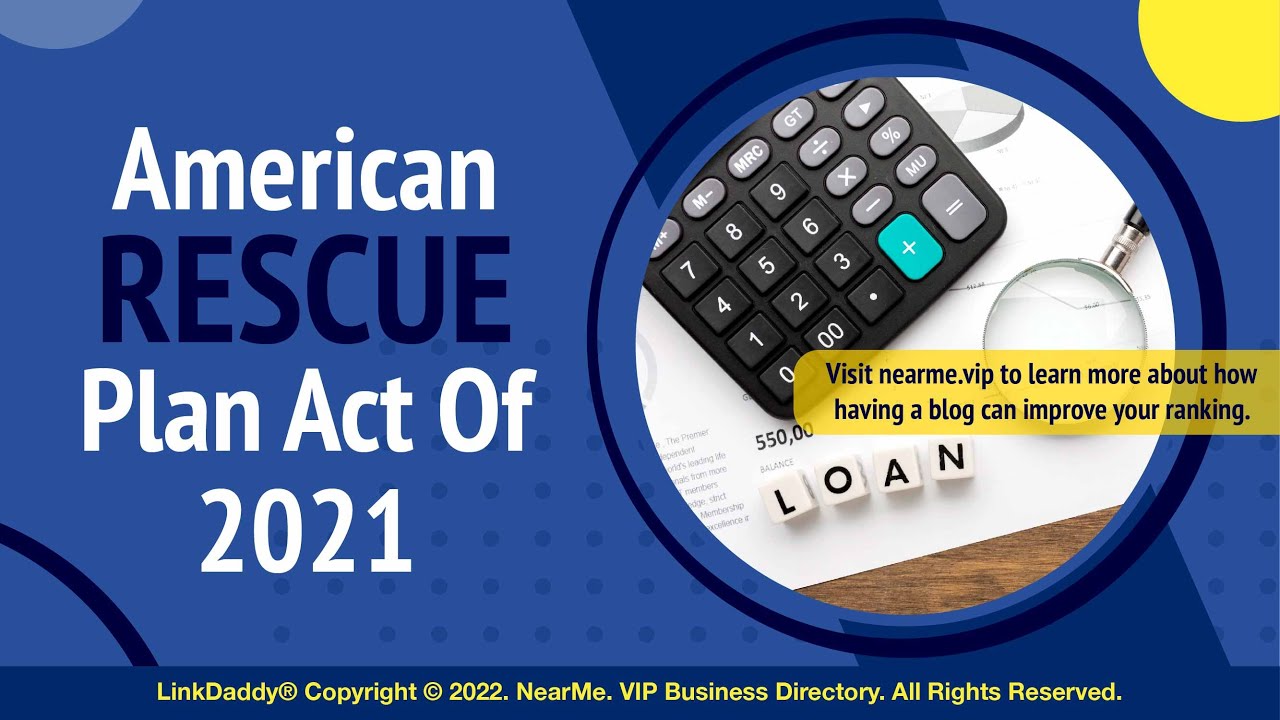 American Rescue Plan Act Of 2021
