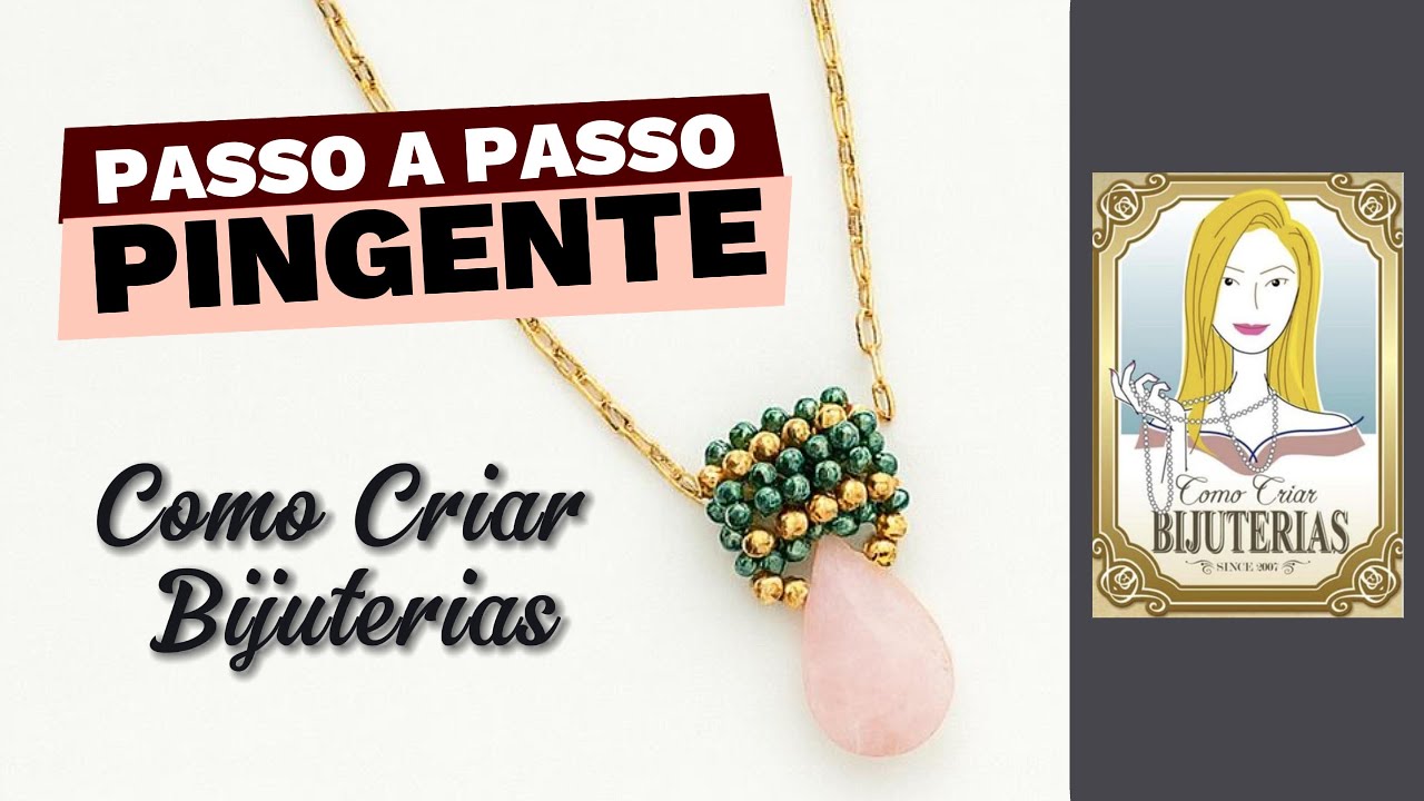 Passo a Passo de Pingente de Mi&ccedil;angas em Entrela&ccedil;amento Tubular!