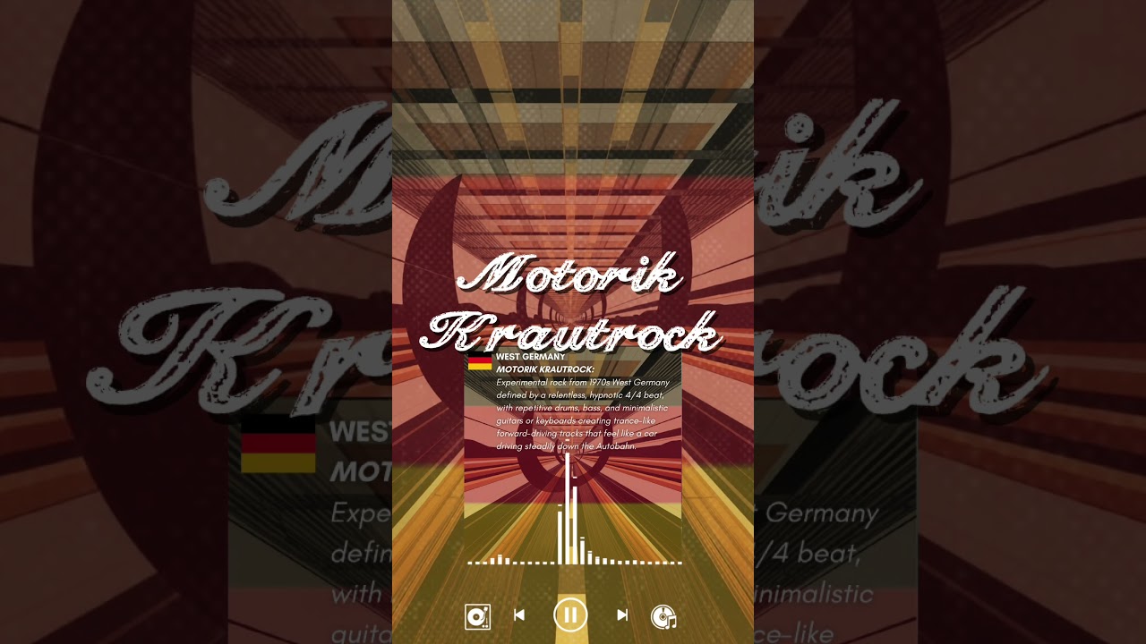 This beat invented TECHNO — Motorik Krautrock from West Germany 🇩🇪 