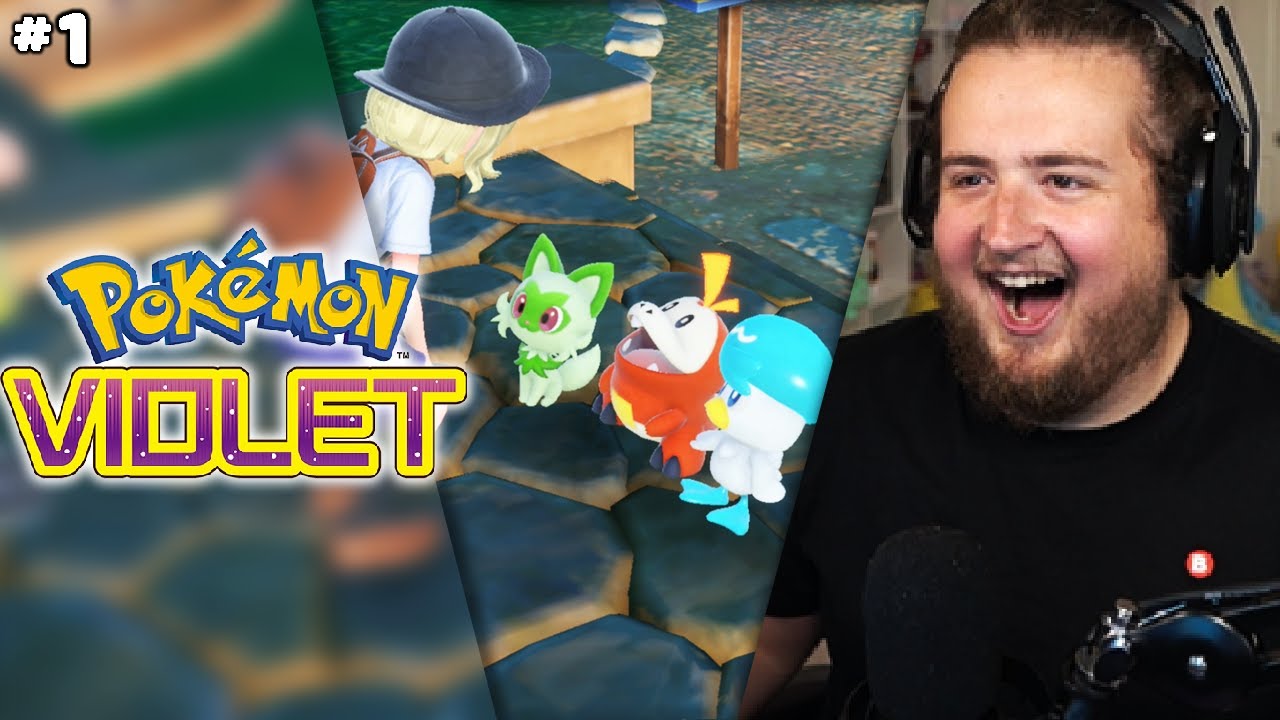 Purplecliffe picks his starter in Pokemon Violet