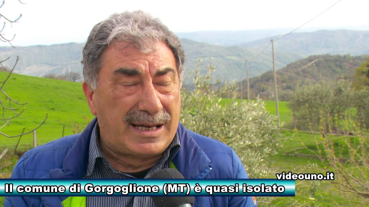 Il Sindaco di Gorgoglione denuncia l'isolamento del suo Comune