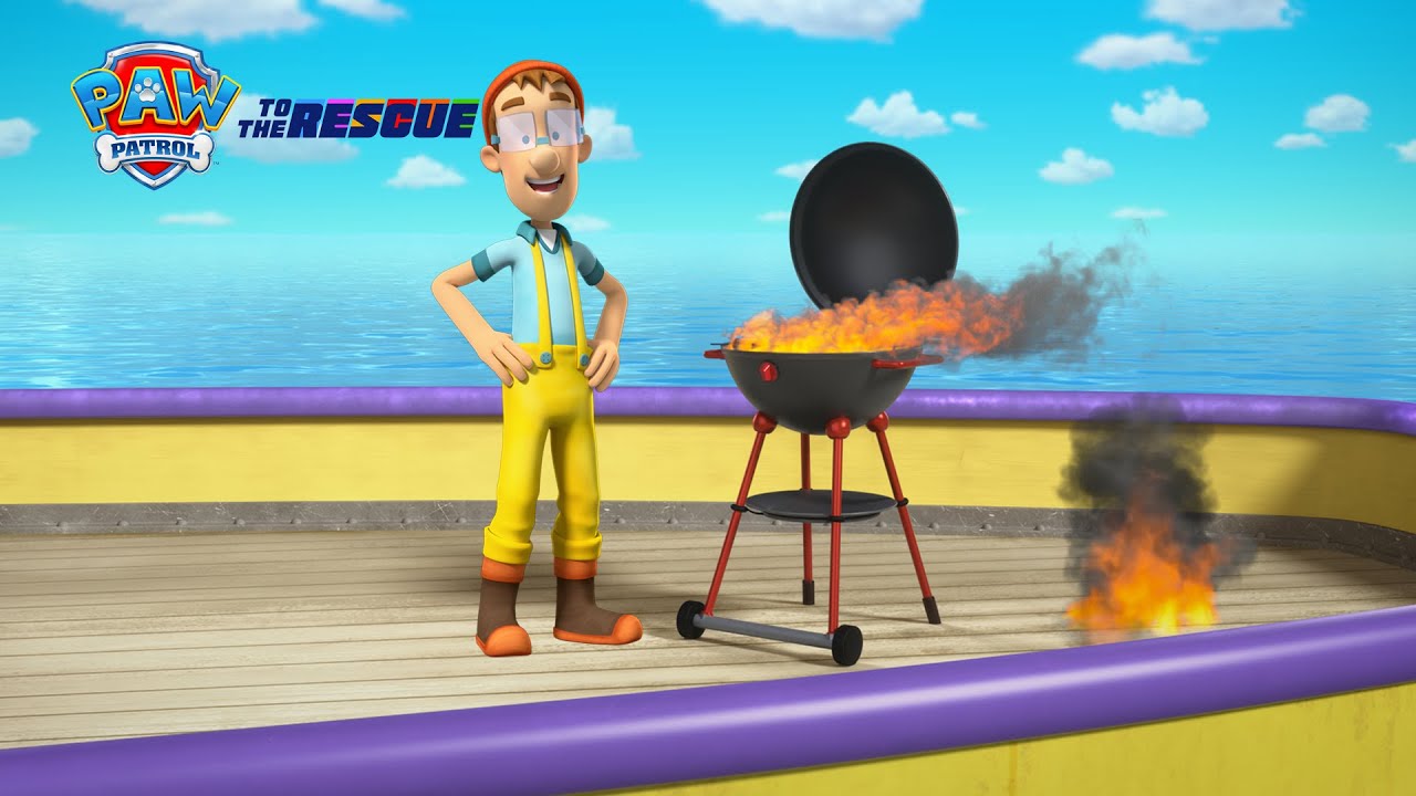 NEW! Marshall and the BBQ Boat | PAW Patrol: To The Rescue | Cartoons for Kids