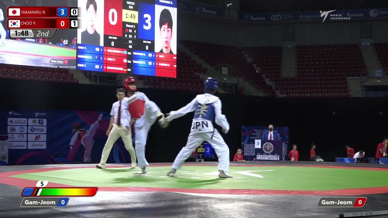 320 Quarter final Men  45kg JPN TAKAMARU R  KOR CHOO Y