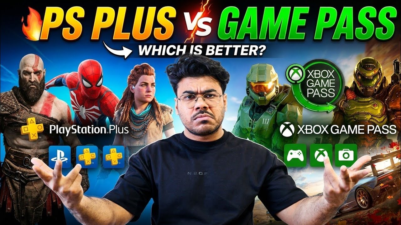 PS Plus vs GamePass _ Which Is Better in 2026 | Full Comparison in Hindi