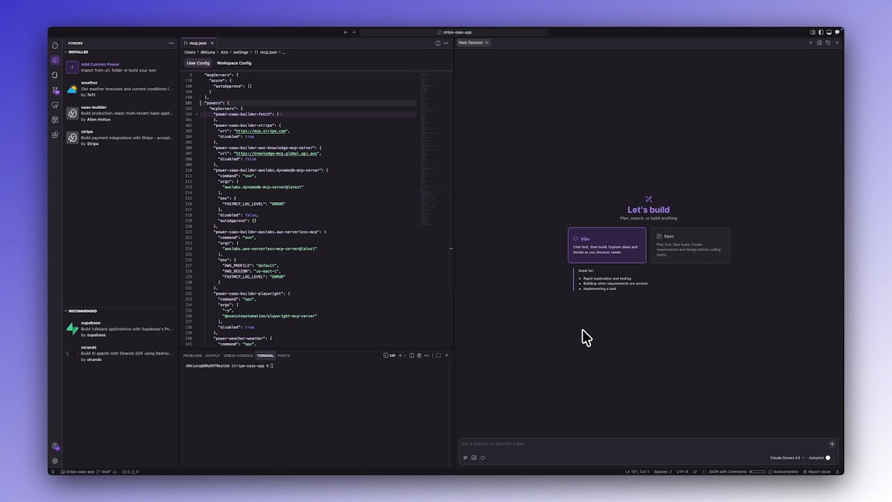 Kiro Powers: Empower your AI Agents with Specialized Expertise