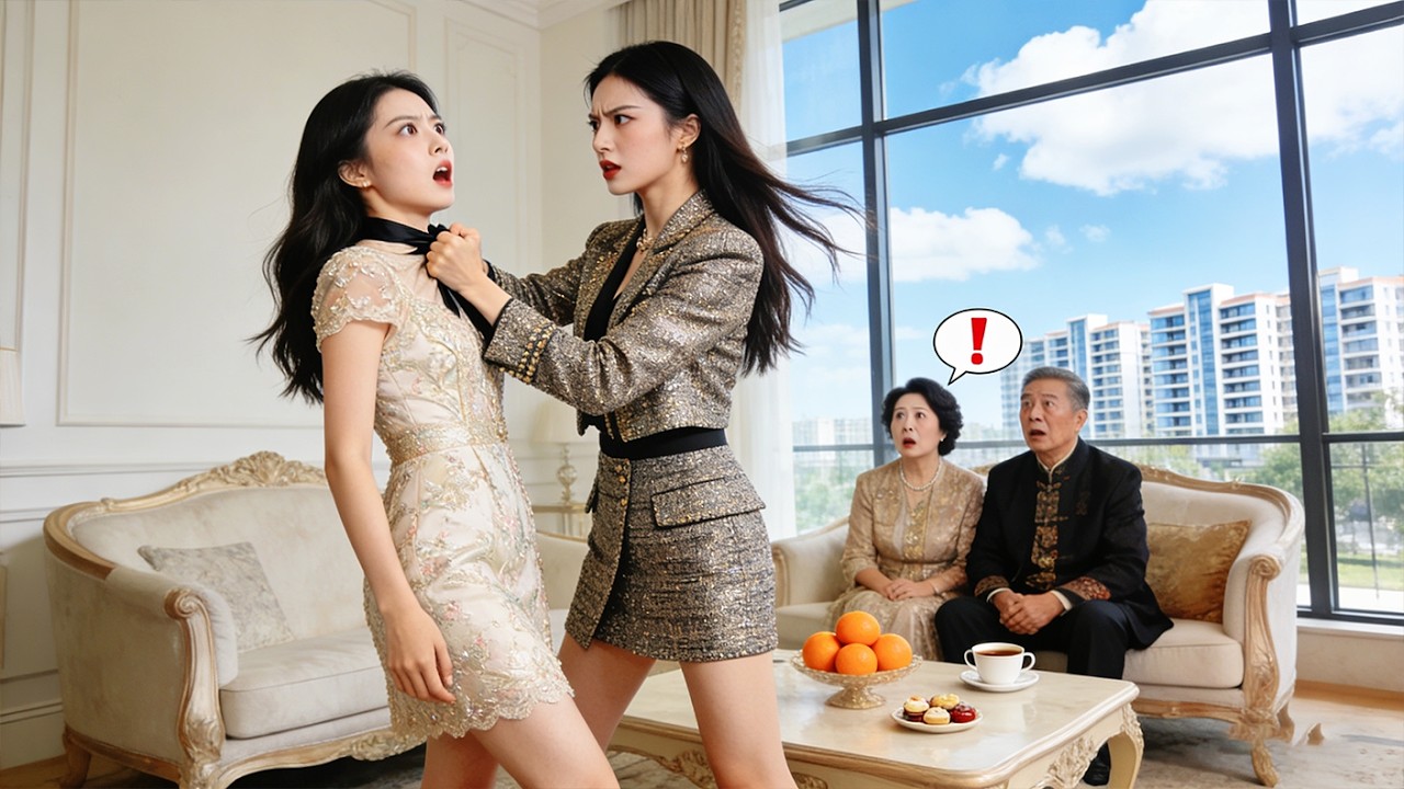 真千金害我這個養女冤死獄中，重生歸來我當場怒扇她三大巴掌！認回首富親爹後，手撕白眼狼全家！#女頻#逆襲#海葵短劇社