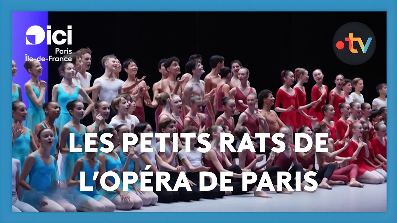 Les petits rats élèves de l’école de danse de l’Opéra de Paris