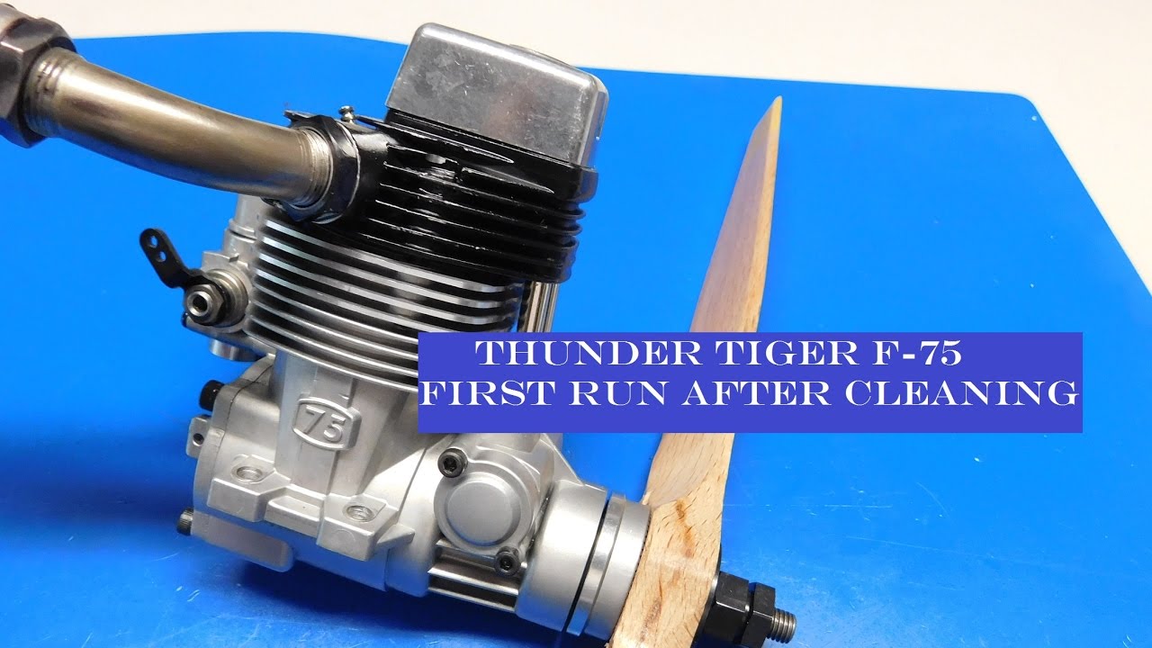 Thunder Tiger F-75 Run After Cleaning