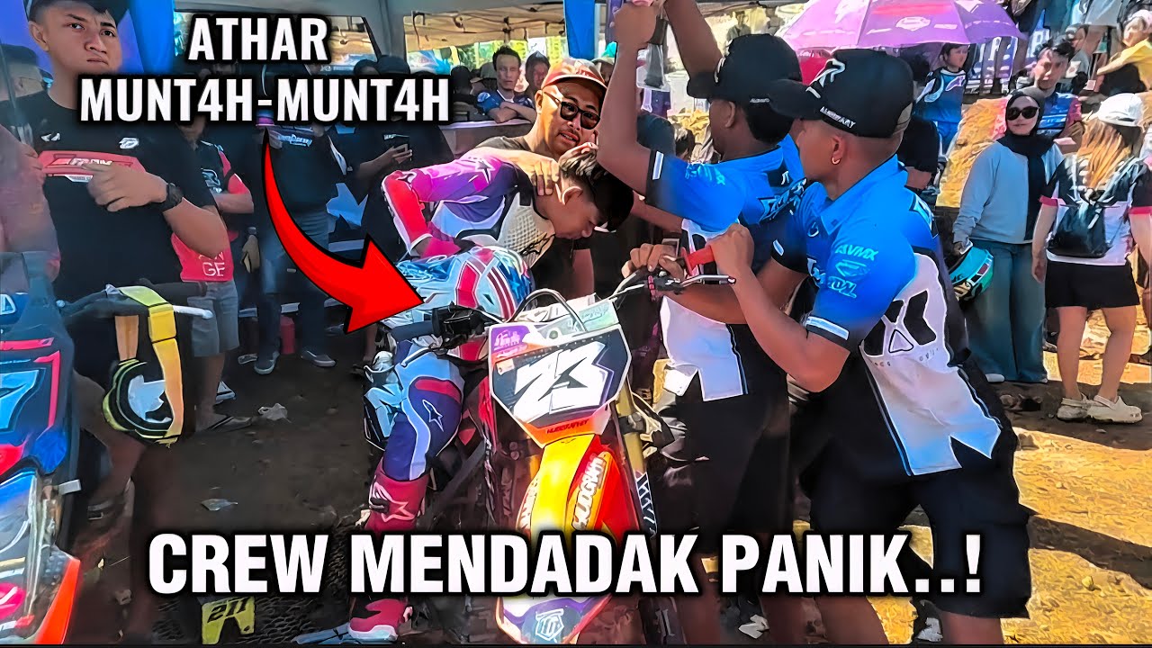 CREW M ATHAR P4NIKK❗KEHILANGAN STAMINA SAAT HADAPI BELASAN SENIOR🔥#cleosaseries