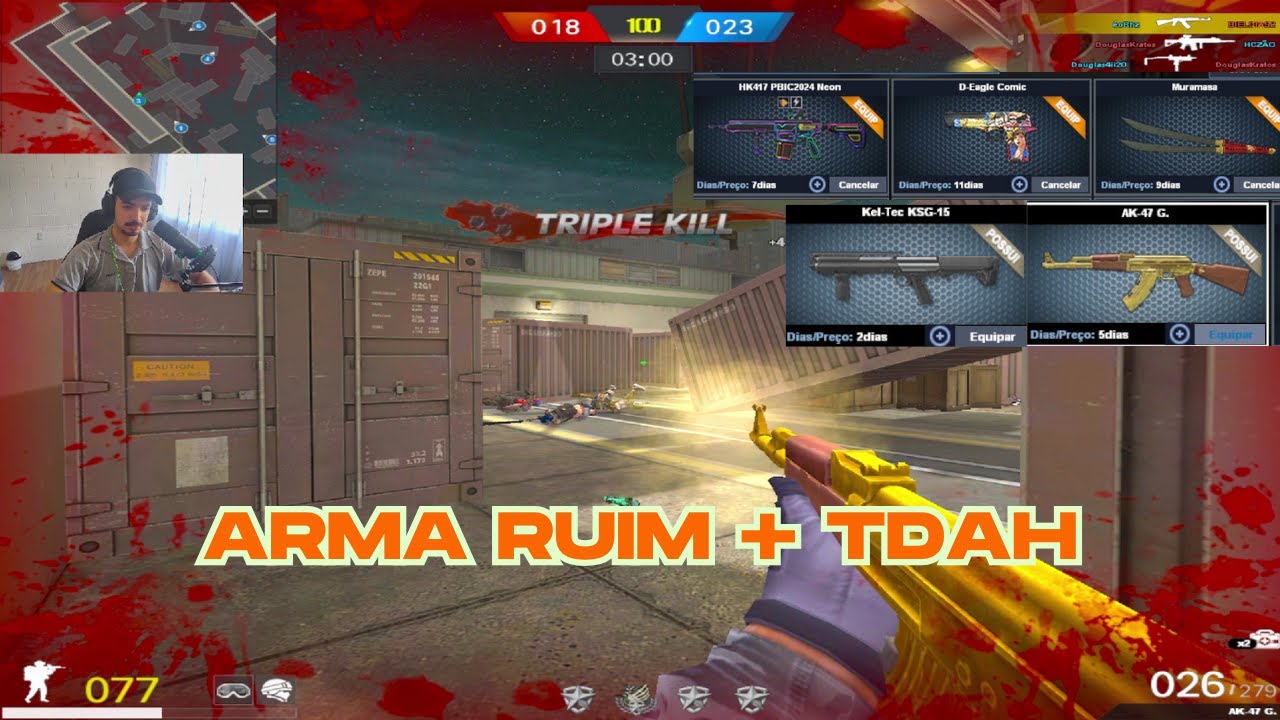 Jogando com Armas Que NINGUÉM Joga!