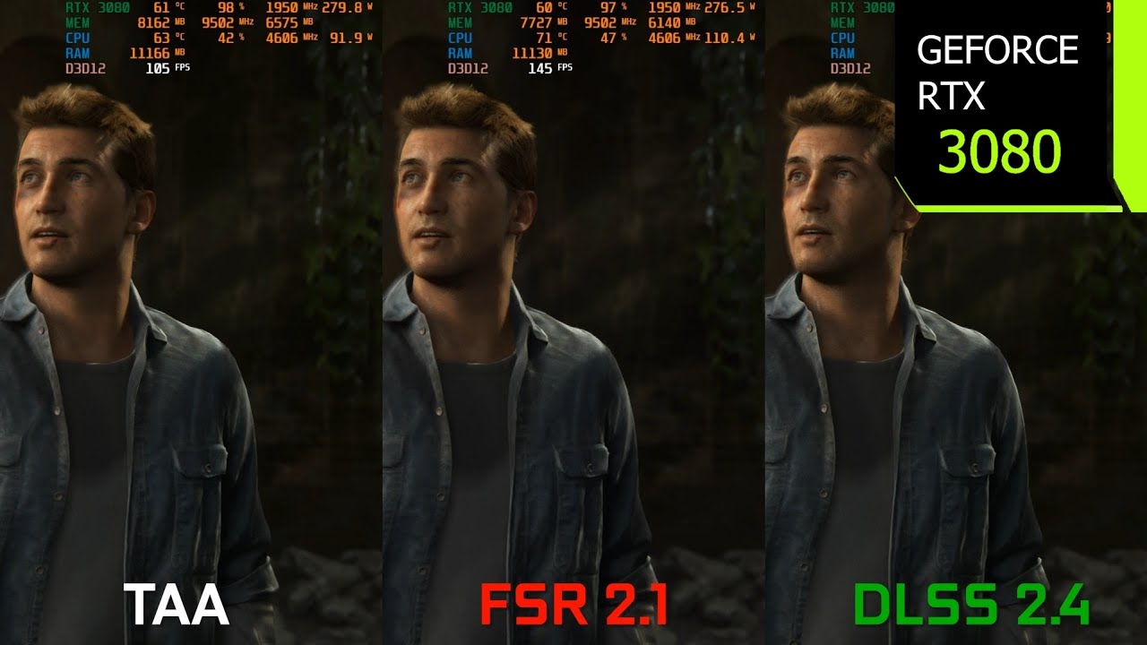 Uncharted 4: A Thief’s End PC | 1440p FSR 2.1 vs DLSS 2.4 Comparison | RTX 3080 | i7 10700F