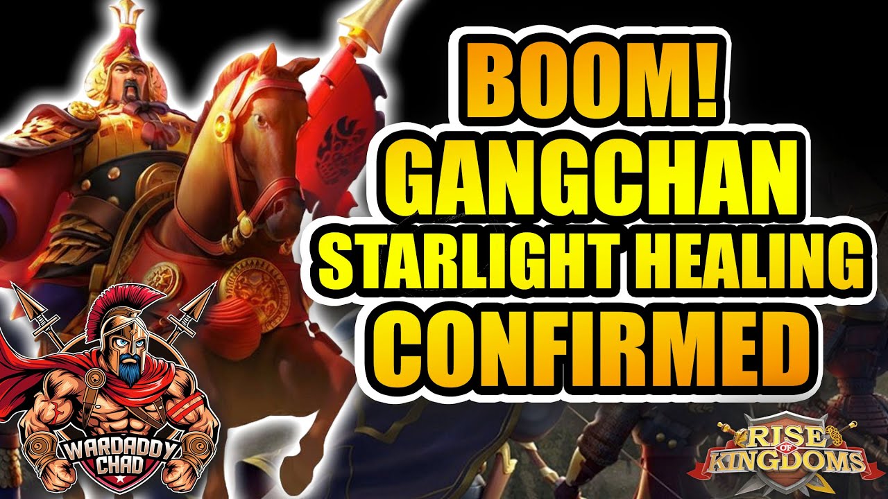 Quick Video: GangChan Starlight Healing Confirmed - Rise of Kingdoms
