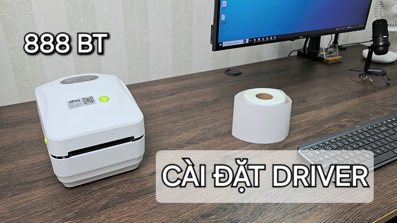 Hướng Lắp ráp và cài đặt Driver máy in Bluetooth 888BT trên máy tính Windows  by Dâu Mart