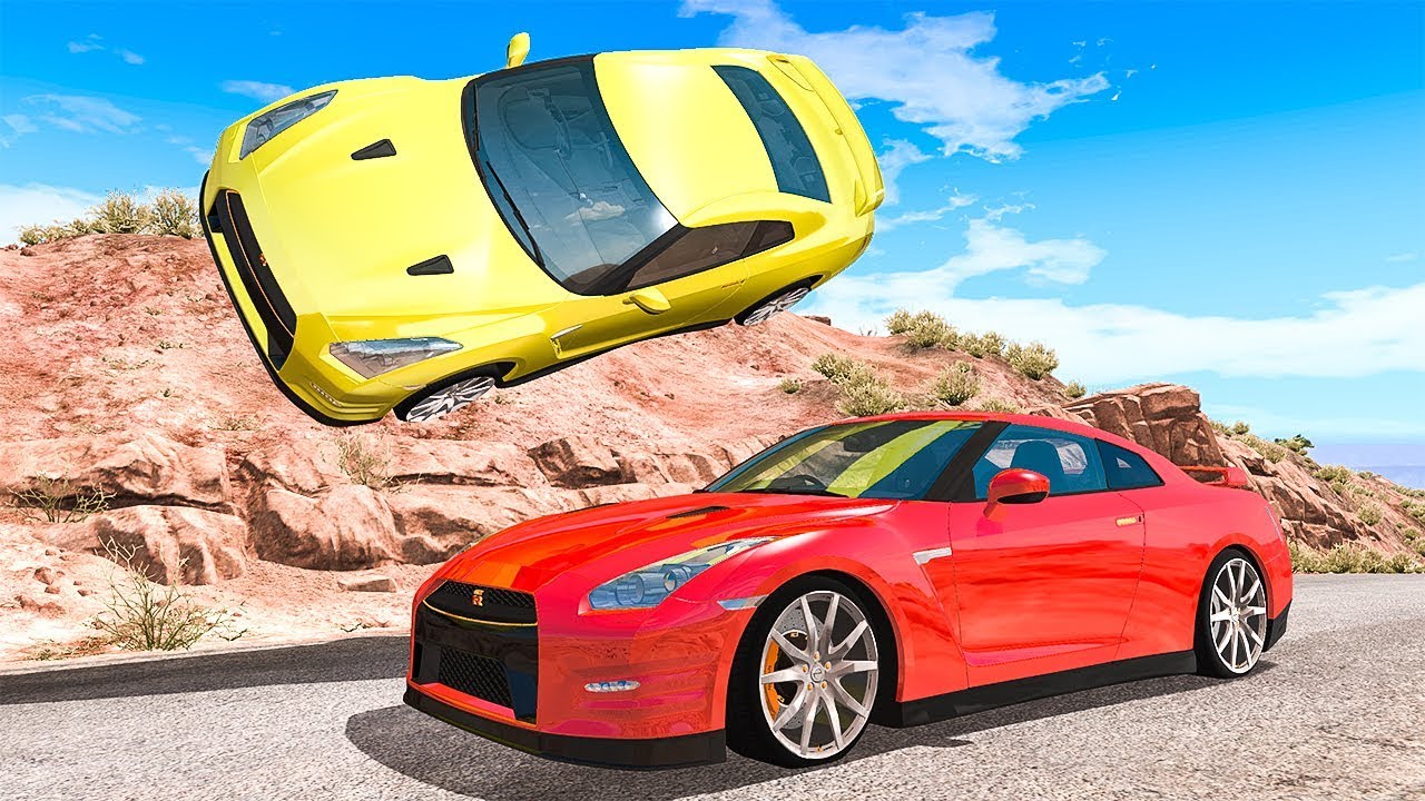 Street Racing Crashes #7 - BeamNG Drive | SmashChan