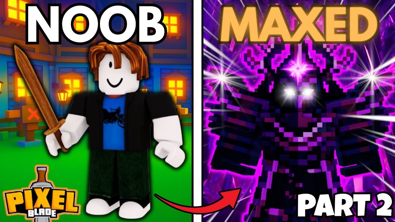 Я разблокировал БЕЗУМНЫХ ЛЕГЕНДАРНЫХ ПРЕДМЕТОВ в Roblox Pixel Blade.. (Часть 2)