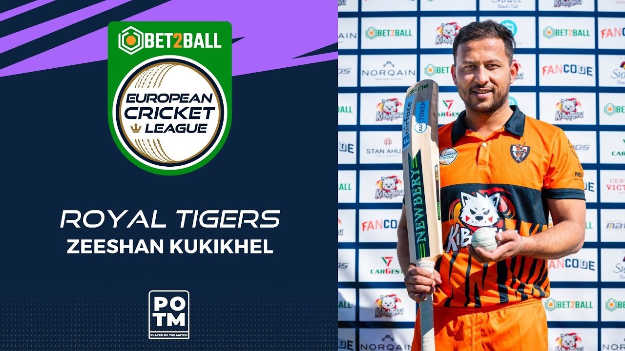 POTM: Z.Kukikhel - BJA vs ROT | Highlights | Bet2Ball European Cricket League Day 1, Group B | ECL22