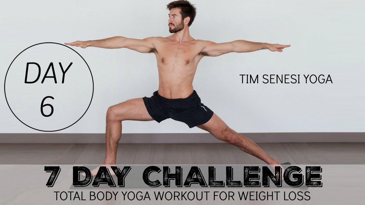 Total Body Yoga Workout for Weight Loss 7 Day Challenge DAY 6