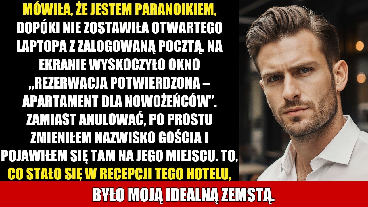 MÓWIŁA, ŻE JESTEM PARANOIKIEM, DOPÓKI NIE ZOSTAWIŁA OTWARTEGO LAPTOPA Z ZALOGOWANĄ POCZTĄ. NA...