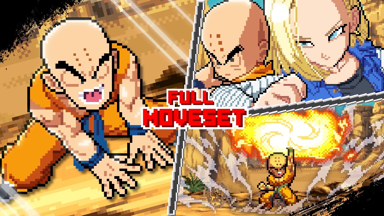 🔥(DEVLOG #53) Z LEGENDS 3 - Krillin (Kuririn) FULL MOVESET!
