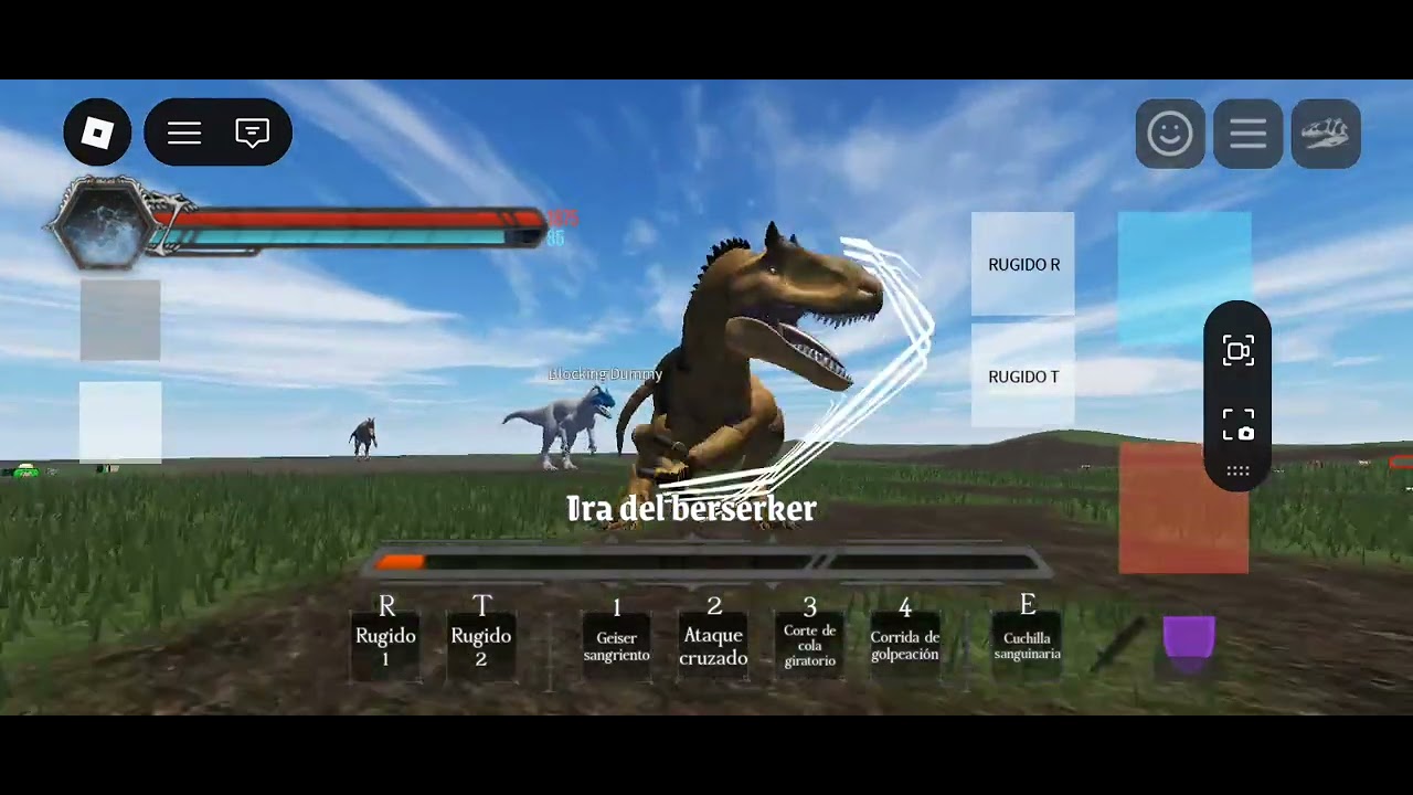 Probando al alosaurus (versión extendida) :)