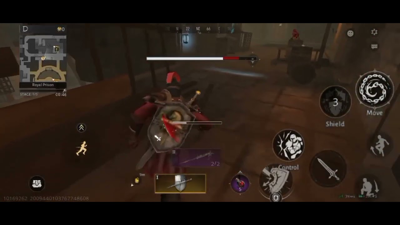 Gameplay warior Hero op gold and glory