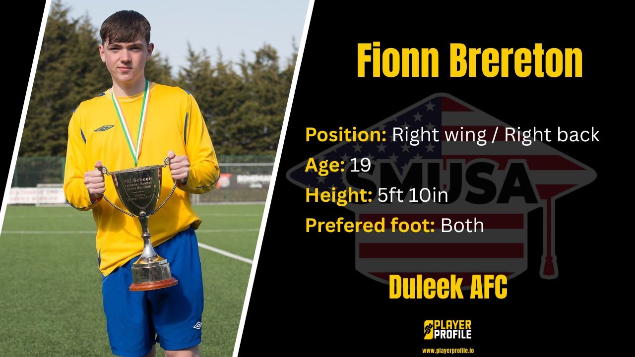 Fionn Brereton (19) | Right Wing / Right Back | Duleek AFC | Highlights 2025
