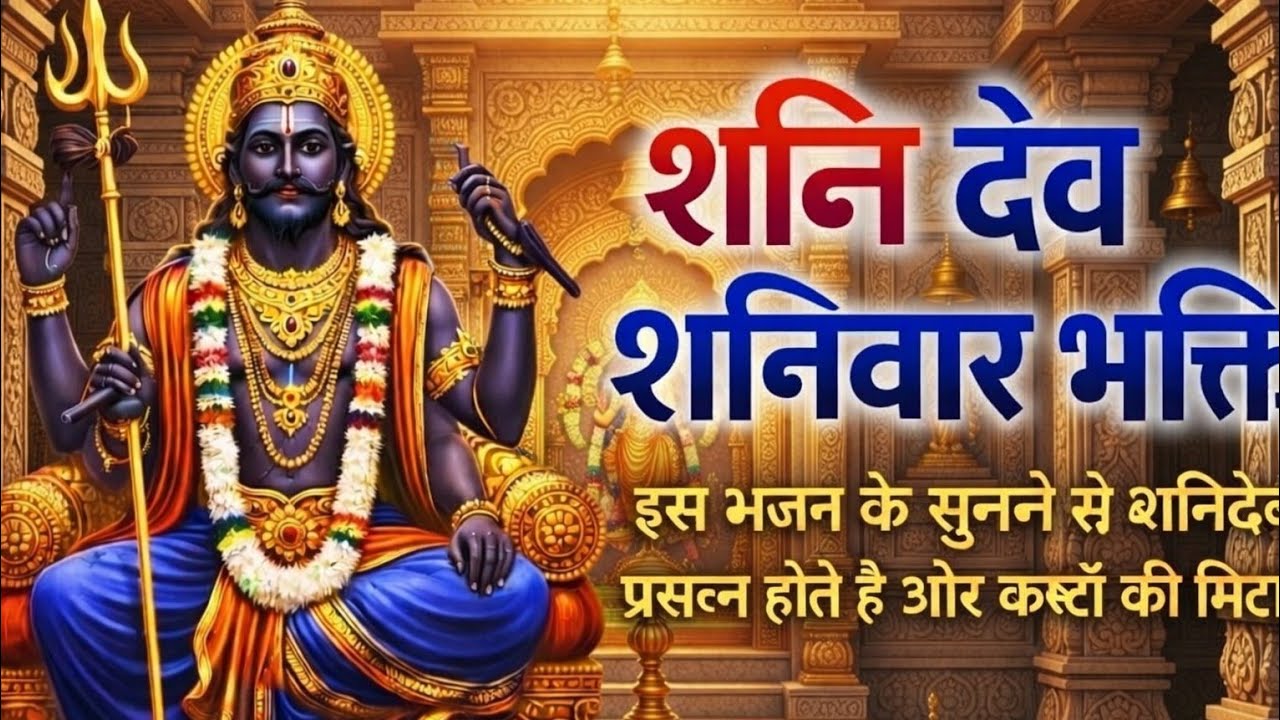 आज शनिवार शनि देव भजन  | शनि देव की कृपा बरसे | Shani Dev Bhajan | Saturday Special Shani Bhakti