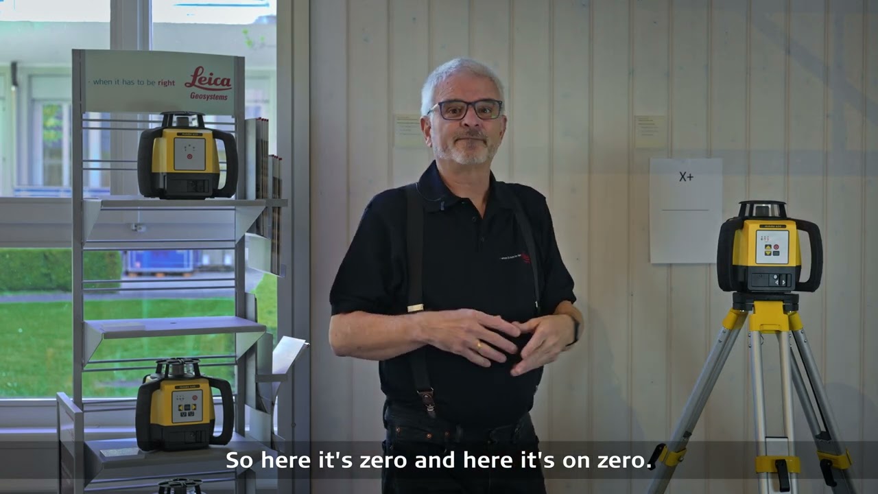 Leica Geosystems Construction Tools - How to use the Leica Rugby 620 Rotating Laser