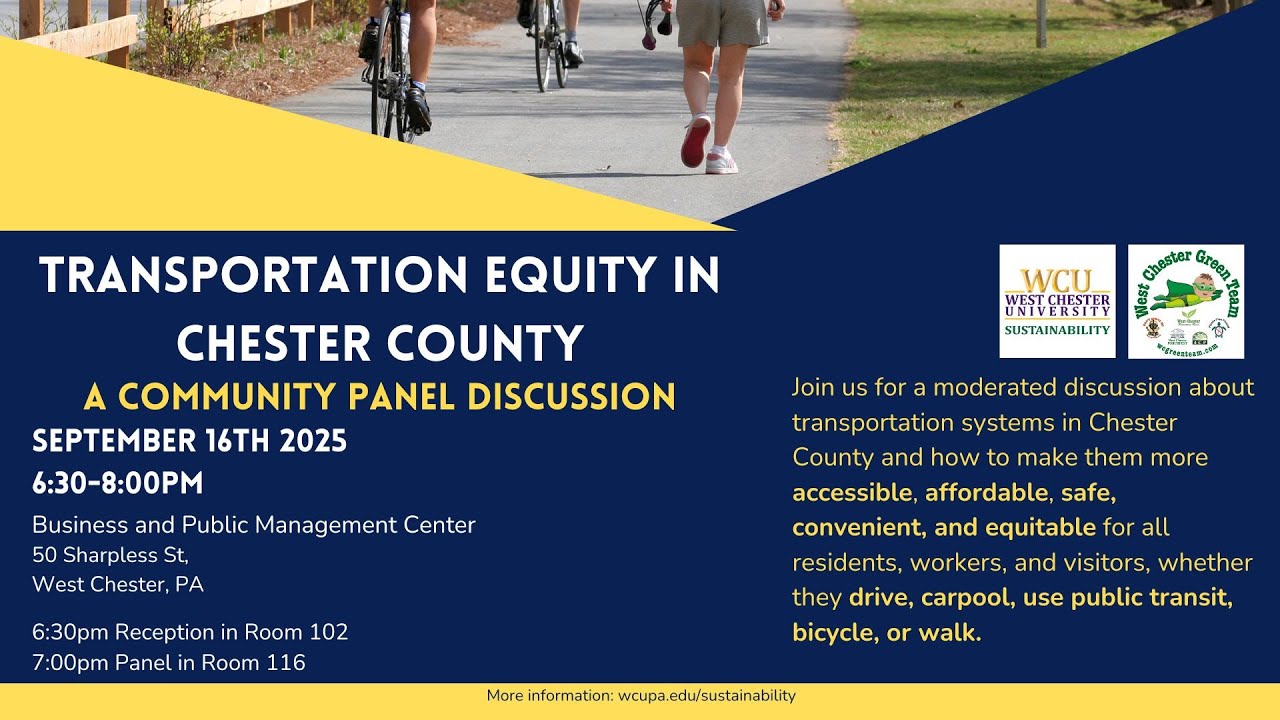 Transportation Equity In Chester County: A Community Panel Discussion