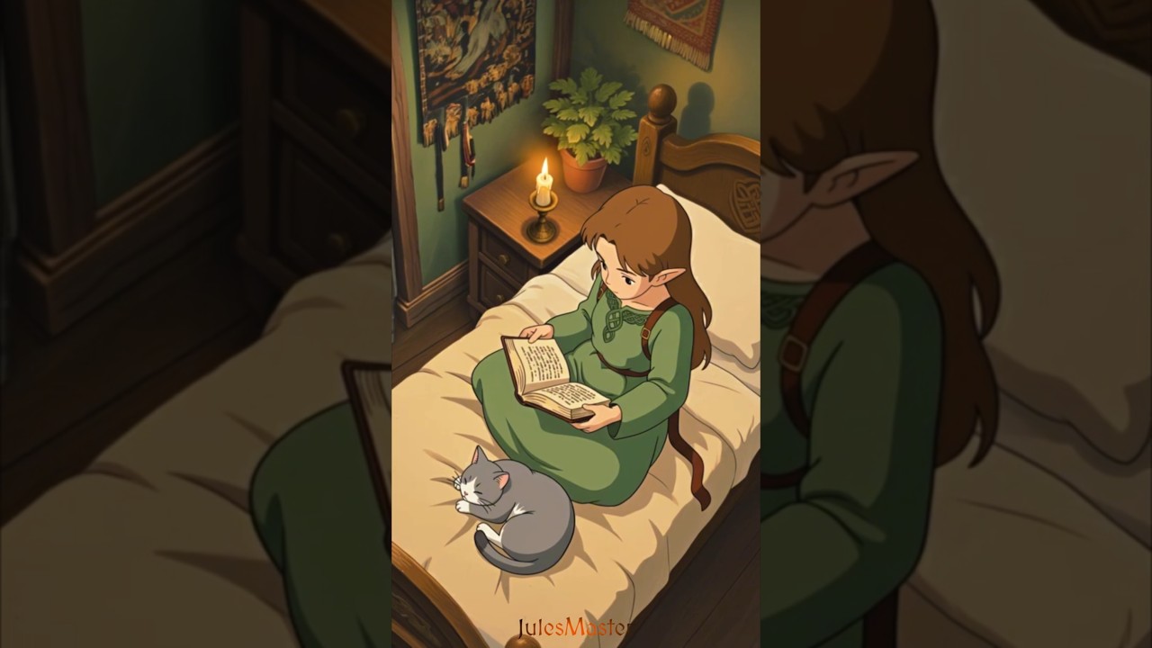 Relaxing Day Vlog with Celtic Music for Relaxation #animecartoon #nanobanana #japanesecartoon
