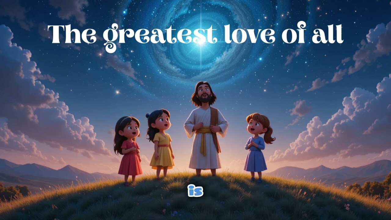 The Greatest Love of All (Kids Choir) 💛 Little Girl Sings to Jesus