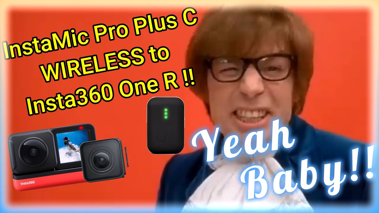 NEW InstaMic Wireless Mic to Insta360 One R, X3, X4 and GoPro12 !
