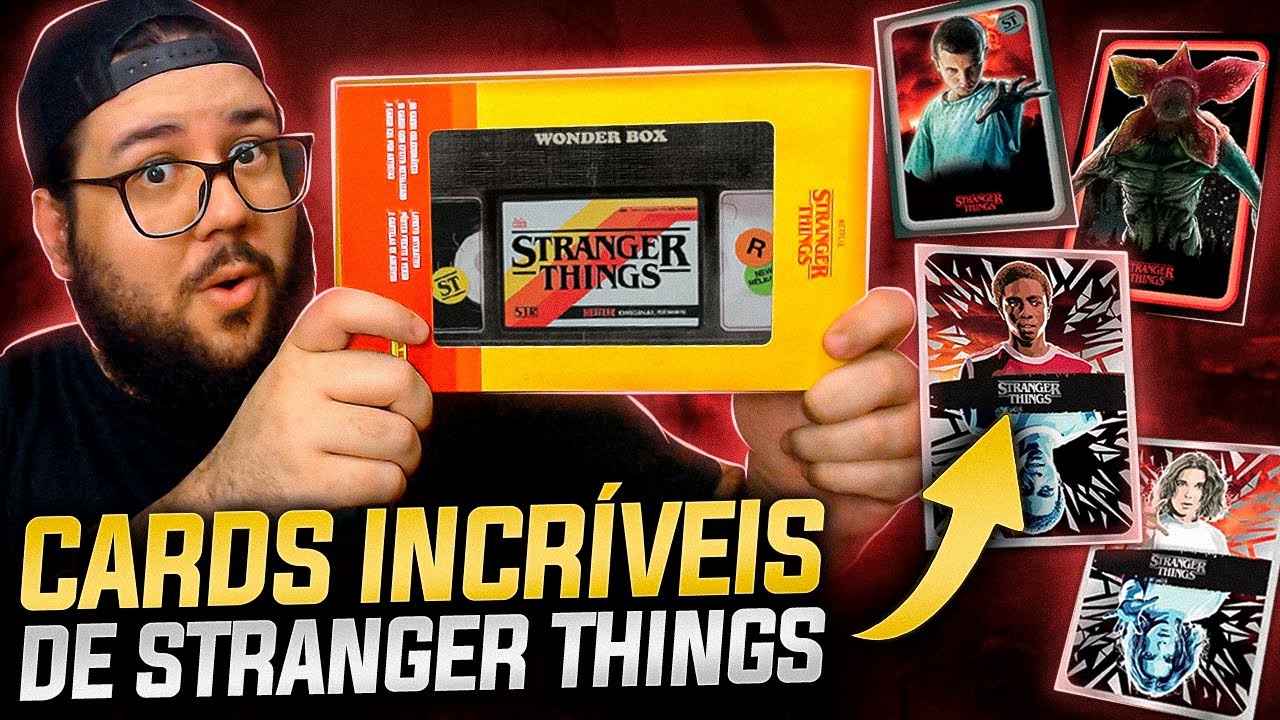 Ganhei uma CAIXA com VÁRIOS ITENS de Stranger Things! | Wonder Box Panini