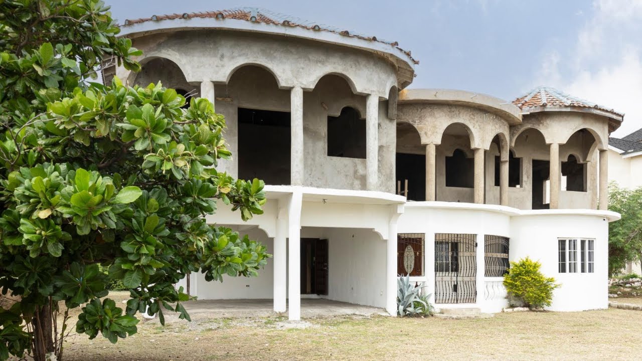 Unfinished 9 Bedroom 6 Bathroom House For Sale At Sandhills Circle, Hellshire, St Catherine, Jamaica