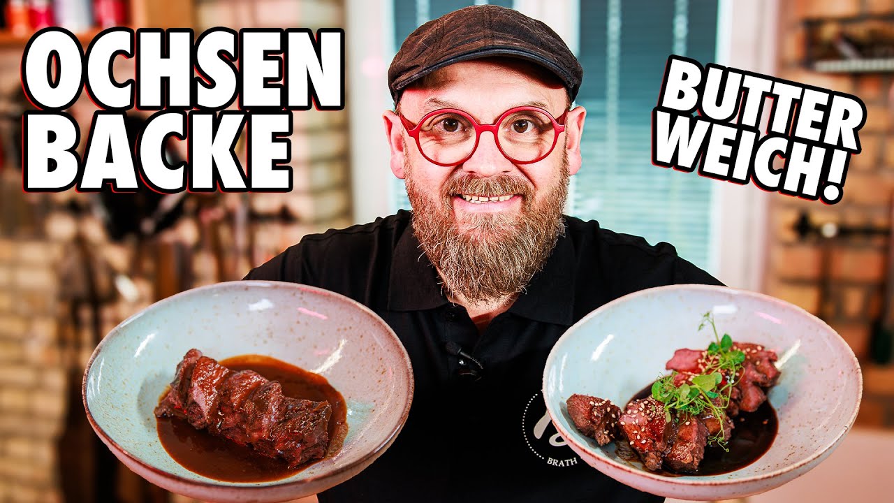 Ochsenbacken 🛑 Sous-Vide zubereitet mit zwei Rezepten