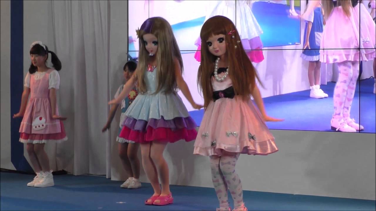 着ぐるみ キラかみ リカちゃん＆キラメイク つばさちゃん  ダンス： Let's dance with Licca-chan and Tsubasa-chan