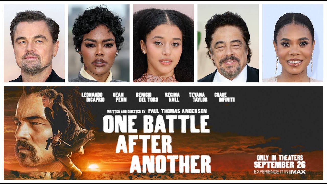 One Battle After Another cast interviews with Leonardo DiCaprio, Teyana Taylor, Chase Infiniti,