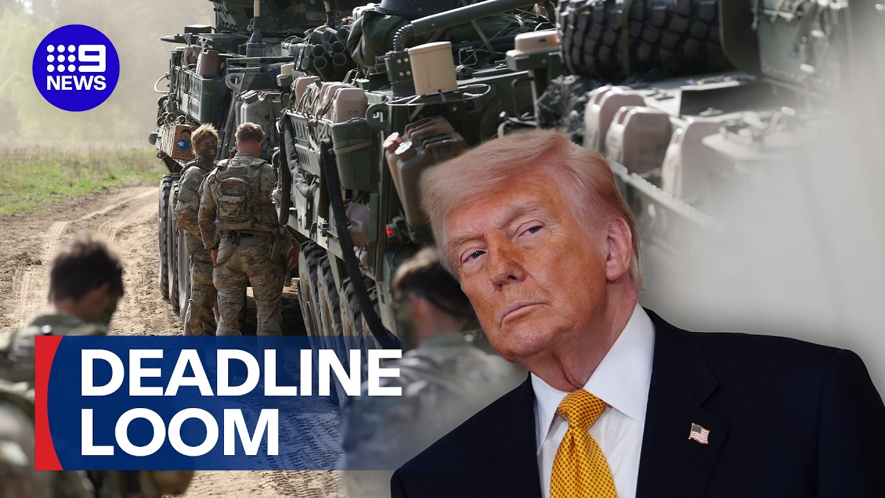 Iran-US war ceasefire deadline looms | 9 News Australia
